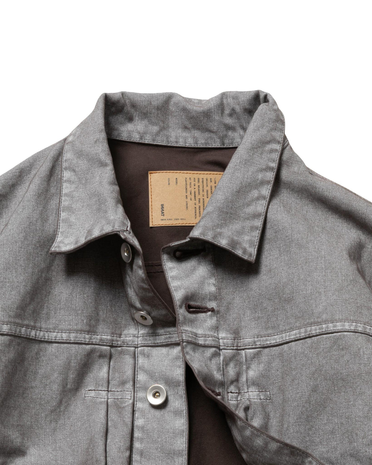 Pigment Print Type-2 Trucket Jacket — Brown