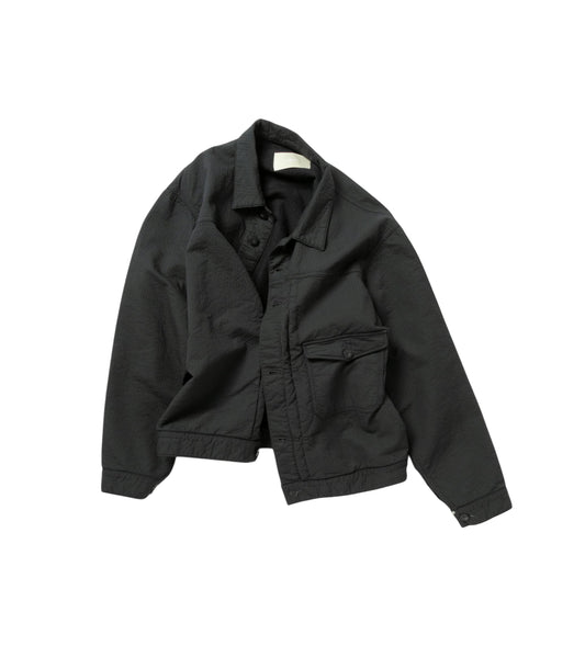 Sashiko Type-1 Trucker Shirt — Ink