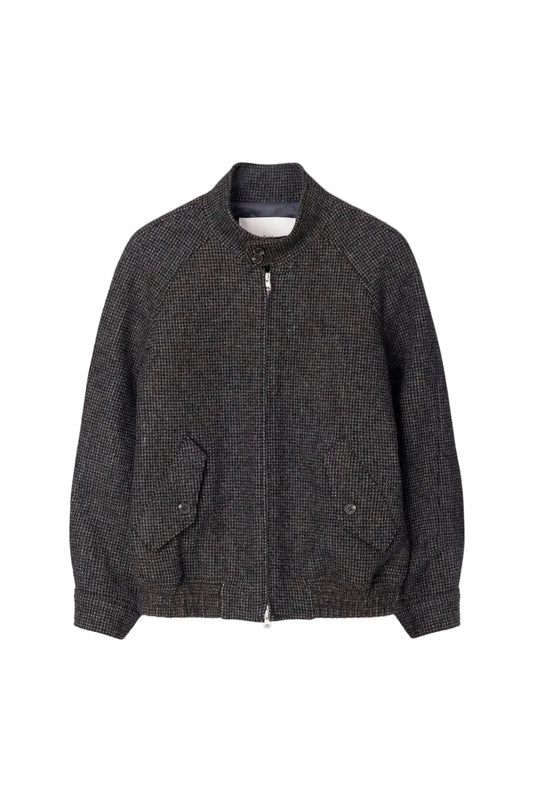 Unisex Harrington Wool Blouson - Brown