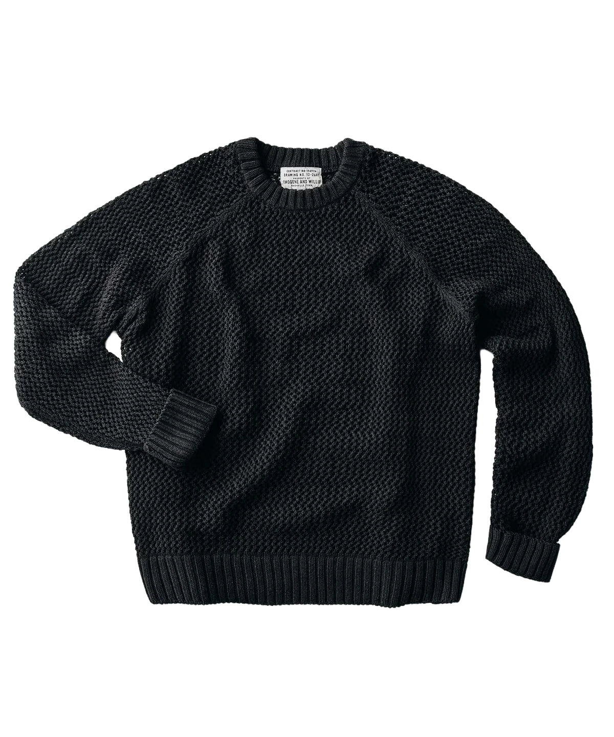 Cascabel Open Weave Sweater - Black