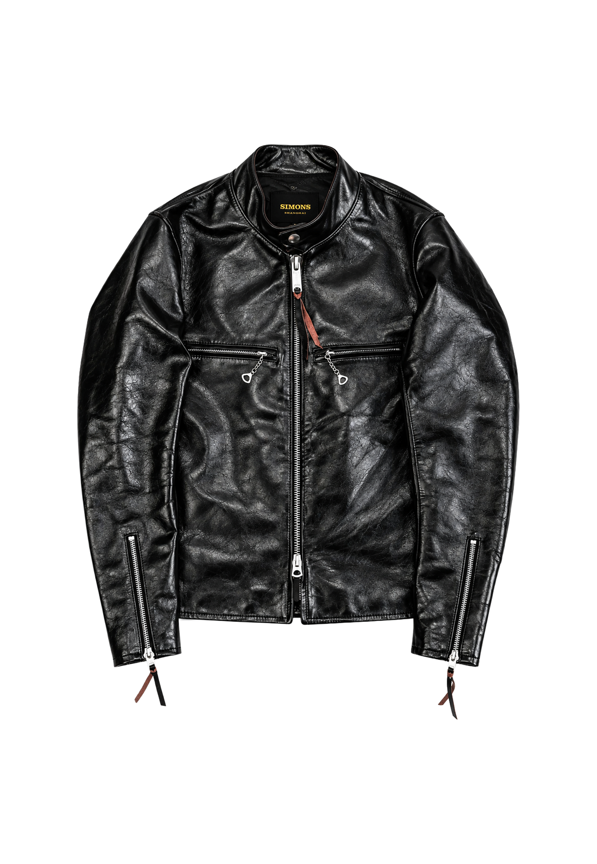 J-100 Single Rider Racing Jacket — Black