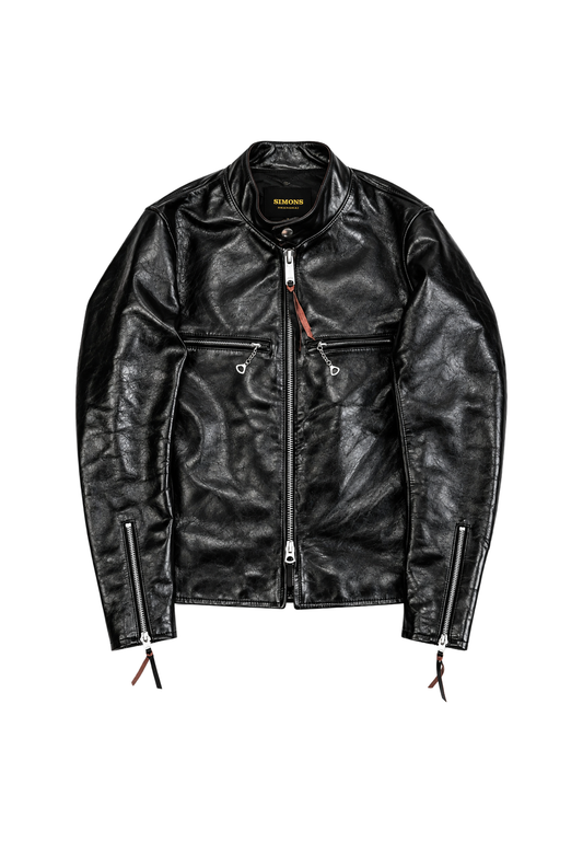 J-100 Single Rider Racing Jacket — Black