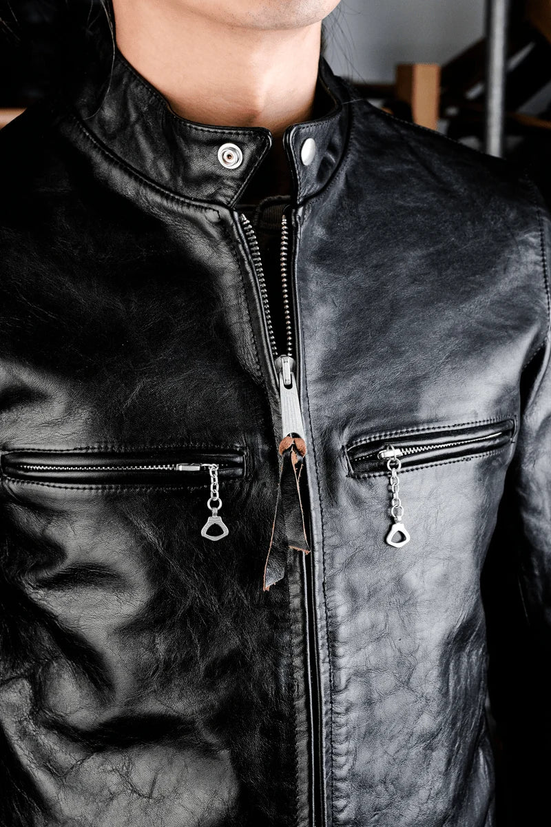 J-100 Single Rider Racing Jacket — Black