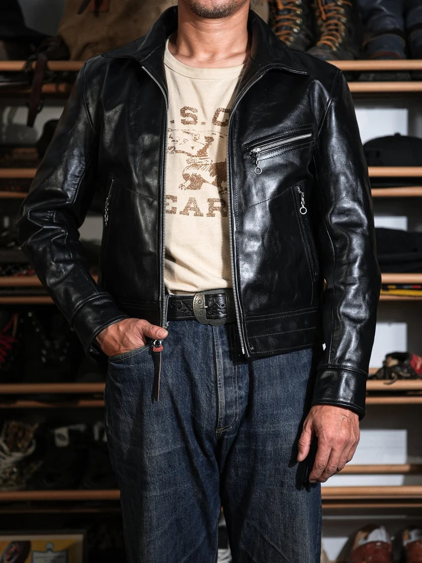 Motorist 1930s Sports Jacket — Black