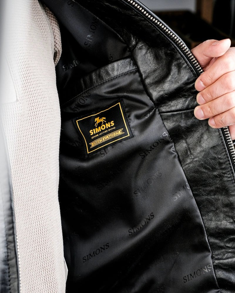 J-100 Single Rider Racing Jacket — Black