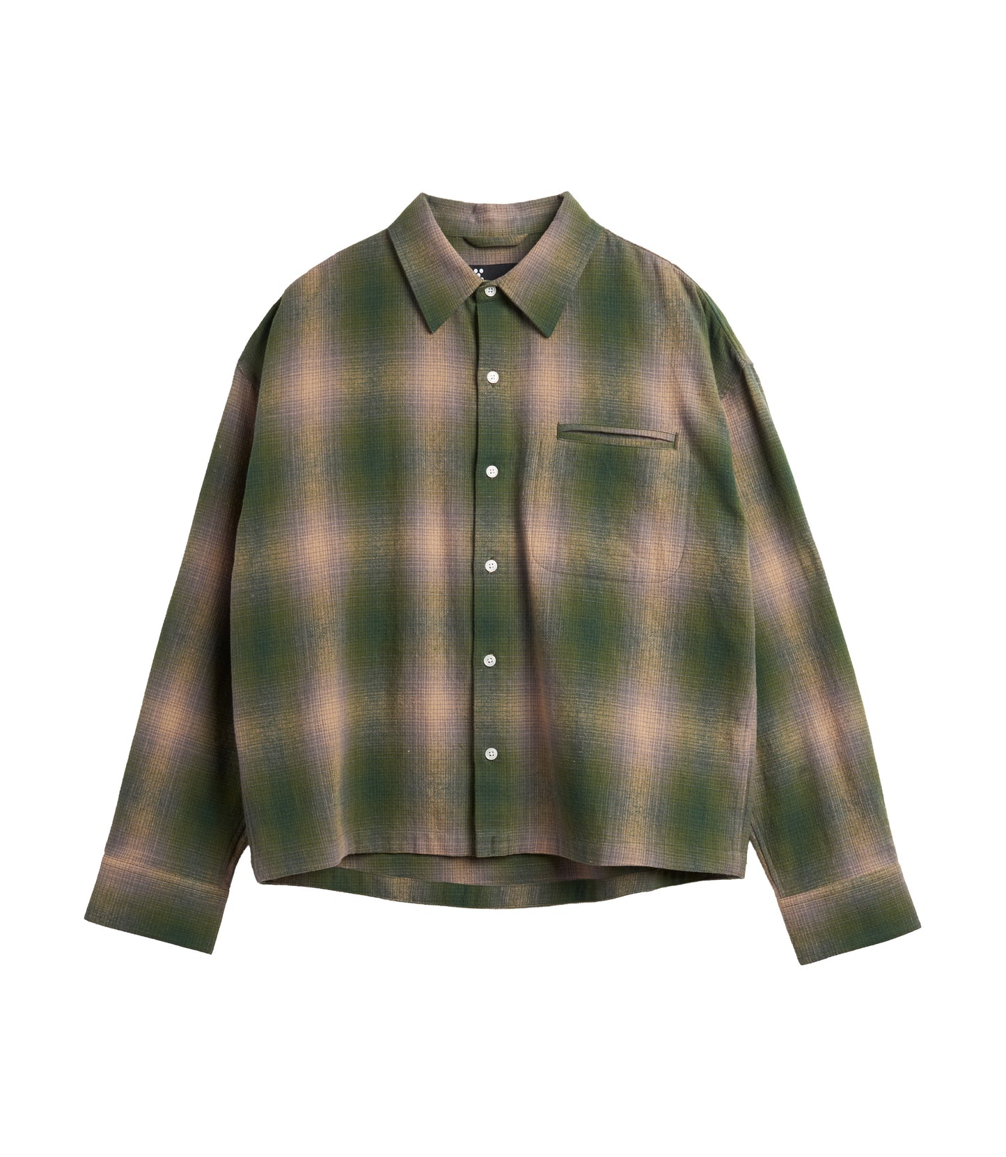 Wagon Flannel - Burst Green