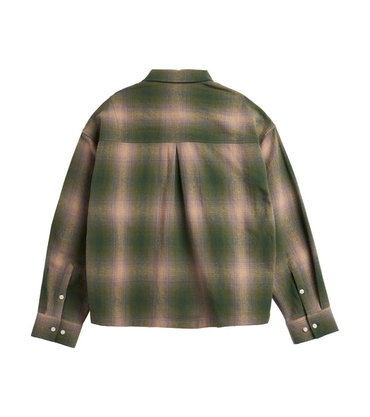 Wagon Flannel - Burst Green