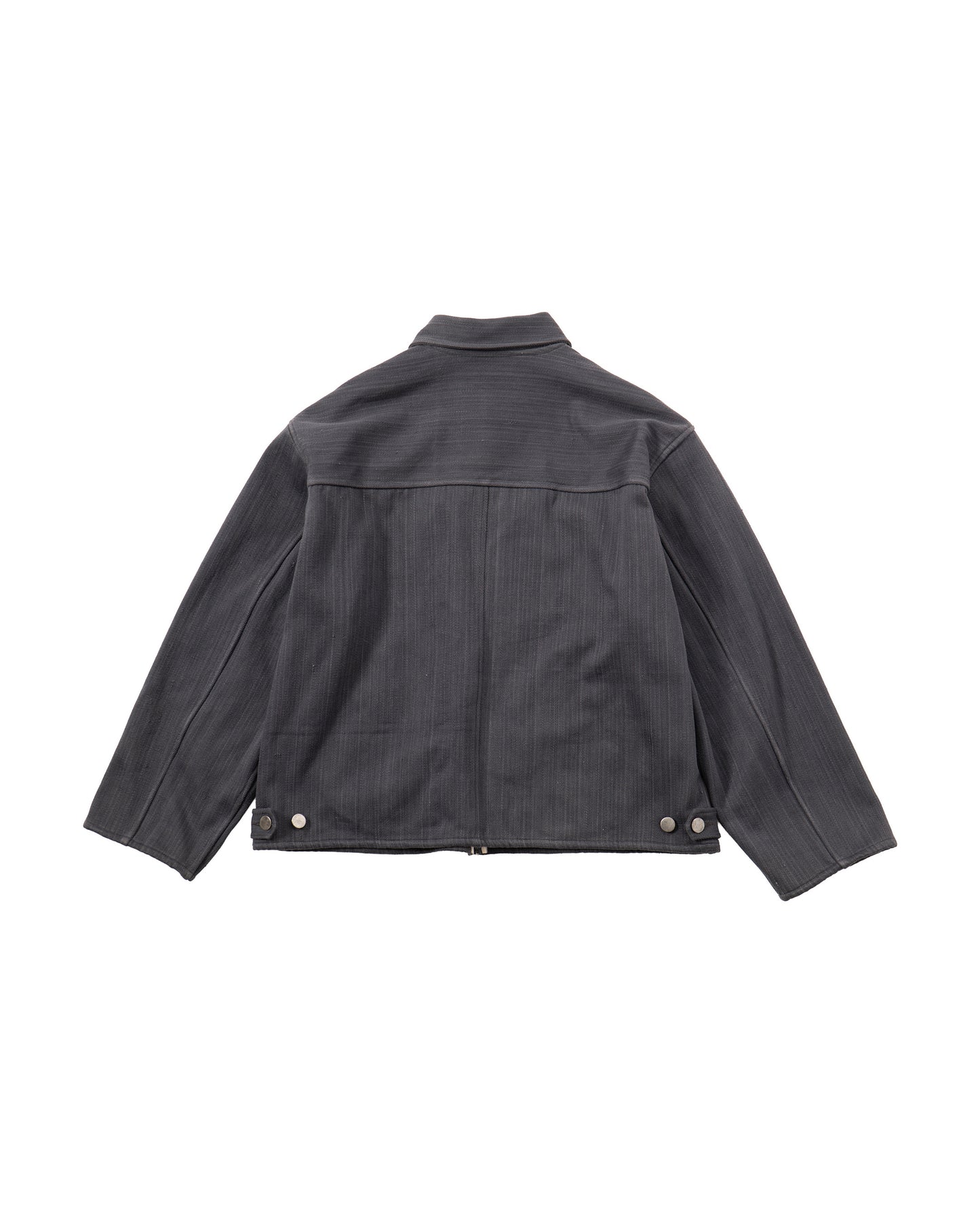 Quilted Black Diamond Trucker Jacket - Charcoal
