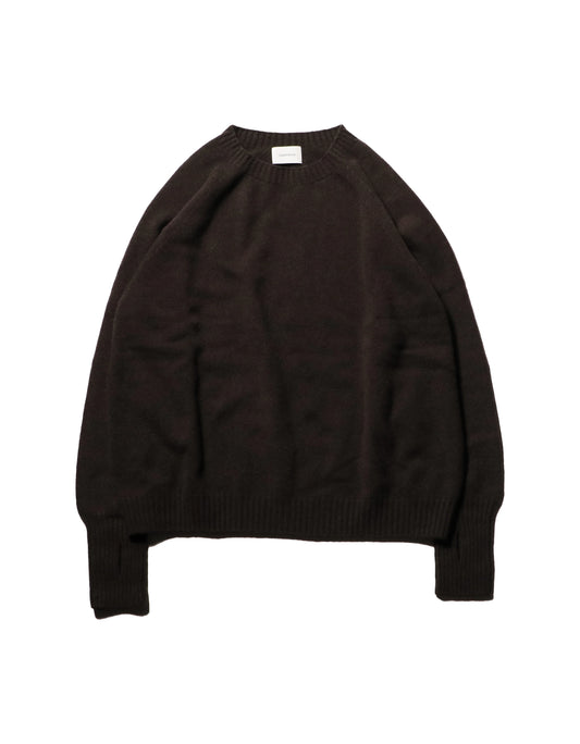 Seamless Knit Sweater — Brown