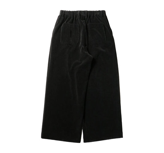 Corduroy Baggy Utility Trousers — Black