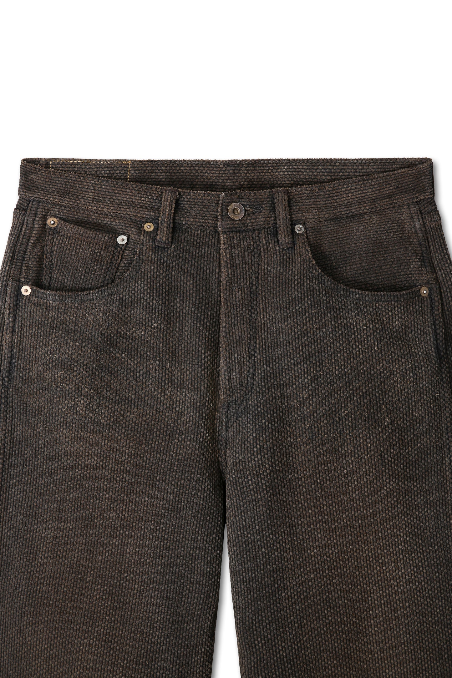 Sashiko Pants — Artisanal Kakishibu