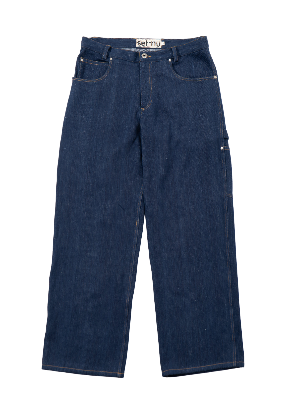 8-Pocket Utility Jeans - Indigo