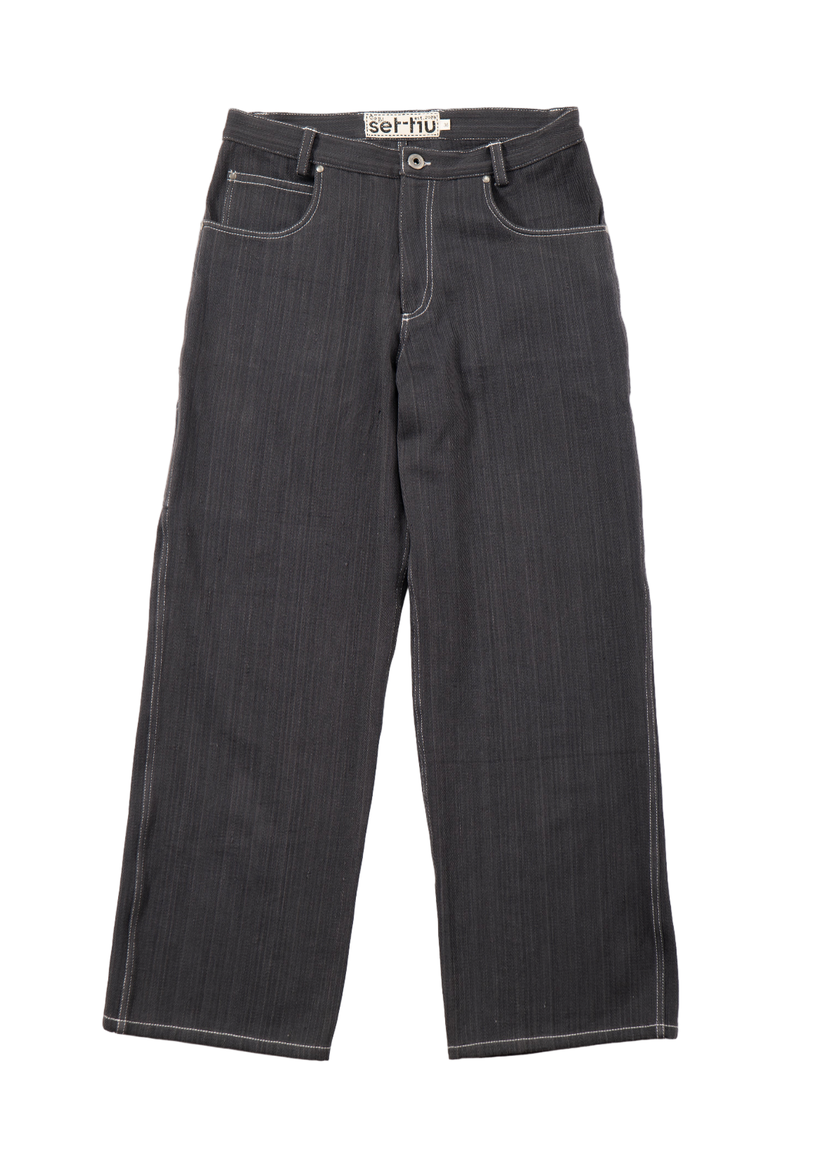 8-Pocket Utility Jeans - Charcoal