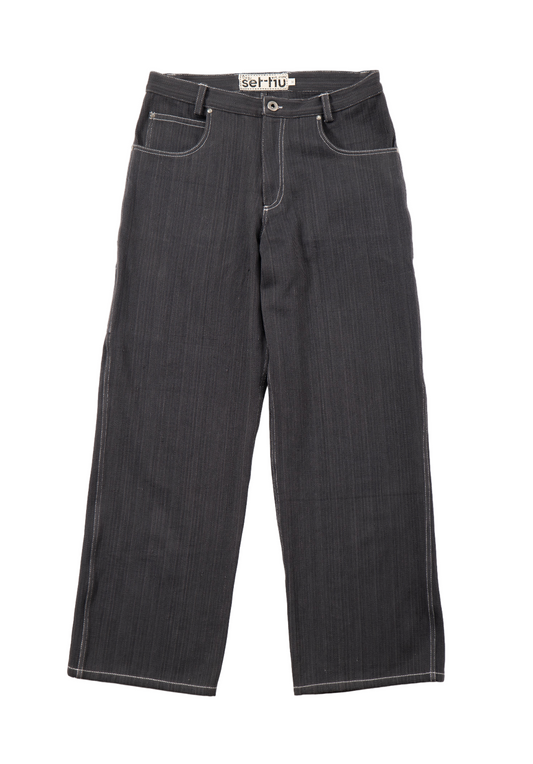 8-Pocket Utility Jeans - Charcoal