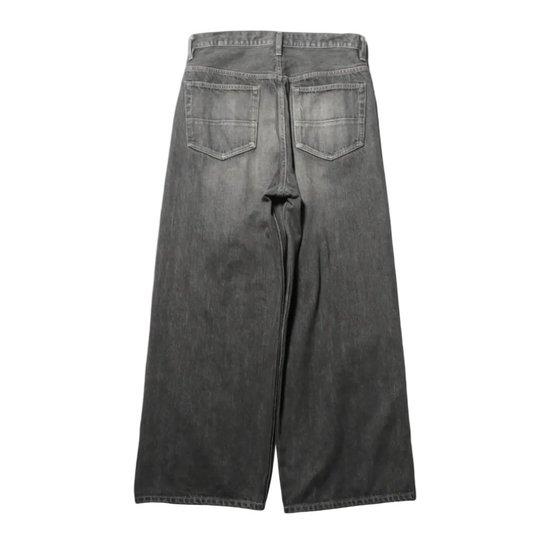 Wide Selvedge Jeans - Old Vintage Wash / Mid Black