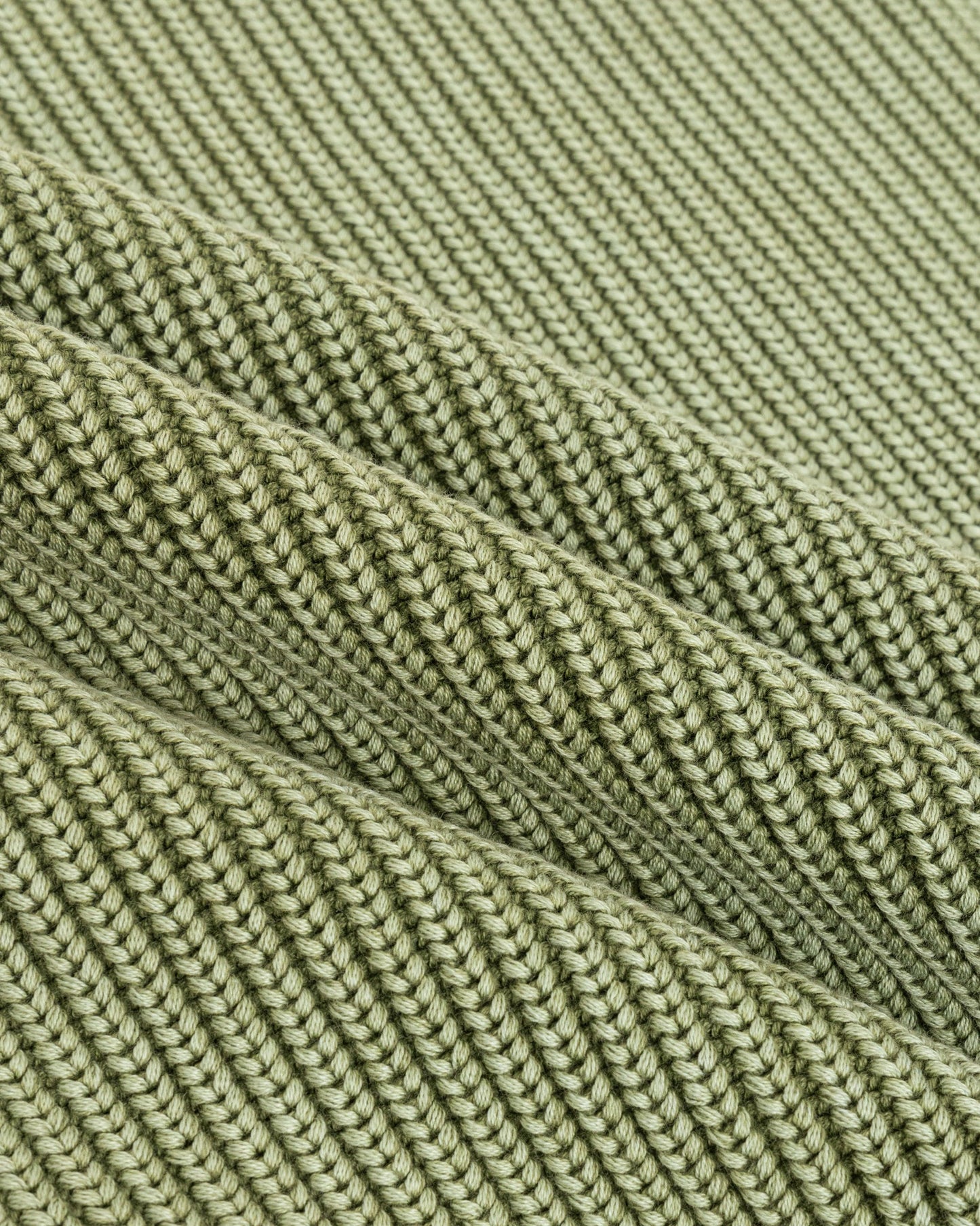Heavy Shaker Sweater - Olive