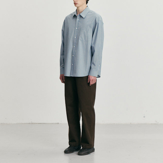 Informal Shirt — Blue Stripe