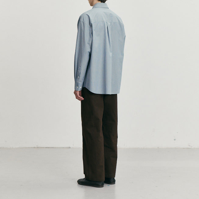 Informal Shirt — Blue Stripe
