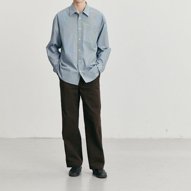 Informal Shirt — Blue Stripe