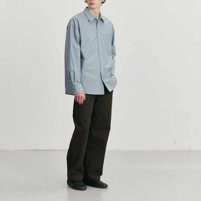 Informal Shirt — Blue Stripe