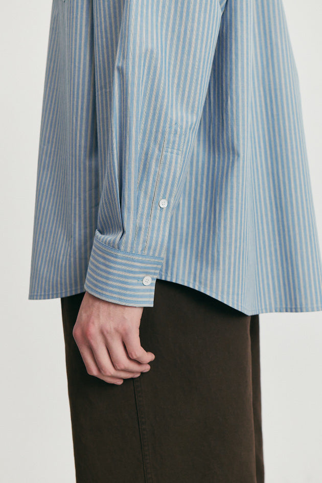 Informal Shirt — Blue Stripe