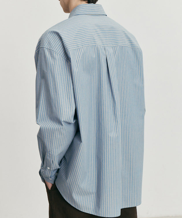 Informal Shirt — Blue Stripe