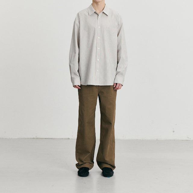 Informal Shirt — Ivory Stripe