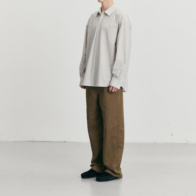 Informal Shirt — Ivory Stripe