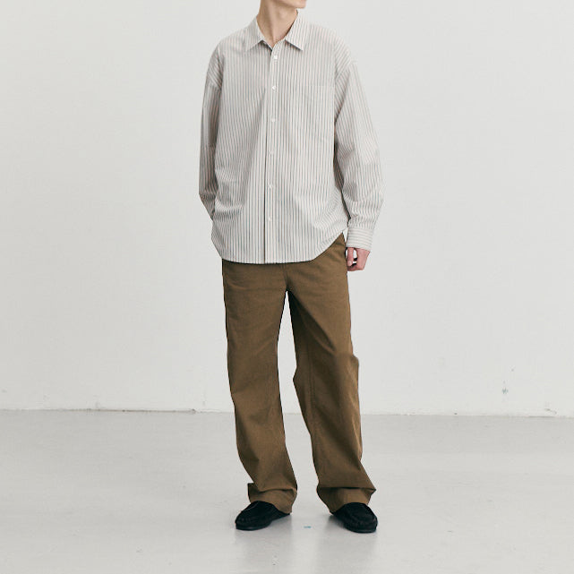 Informal Shirt — Ivory Stripe