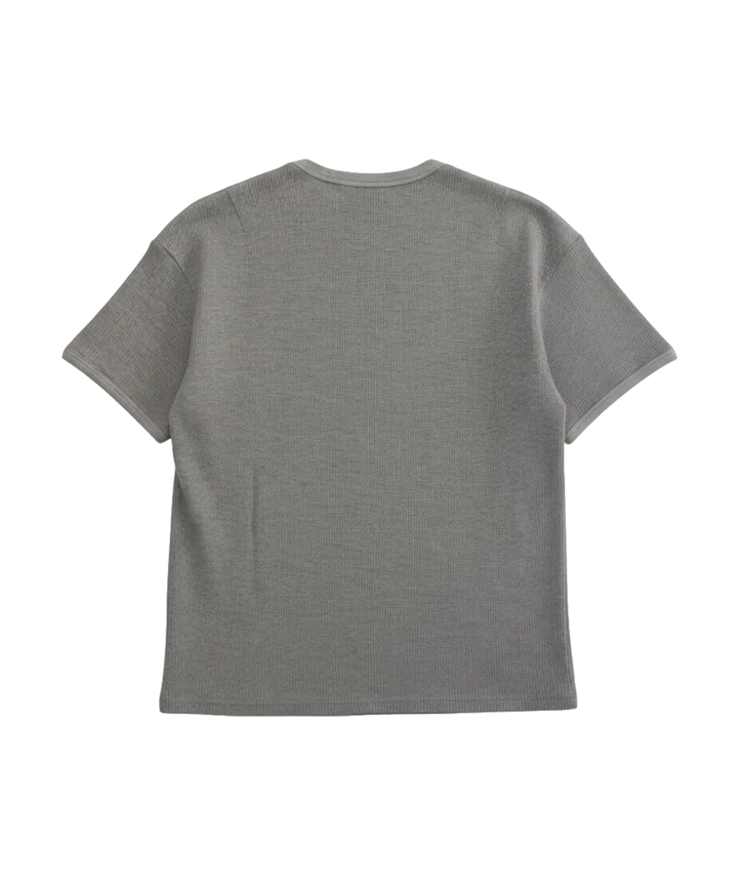 Waffle Knit T-Shirt - Gray