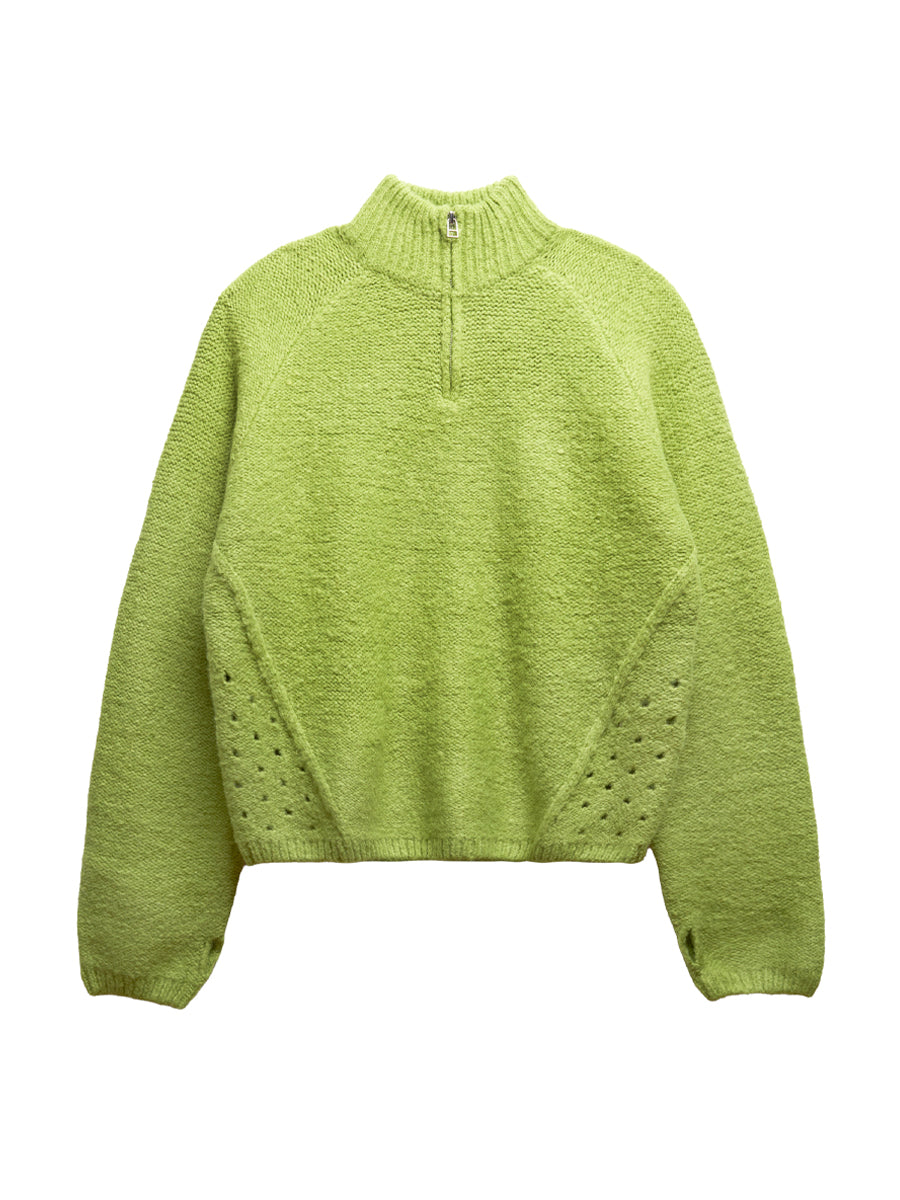 Lime Quarterzip