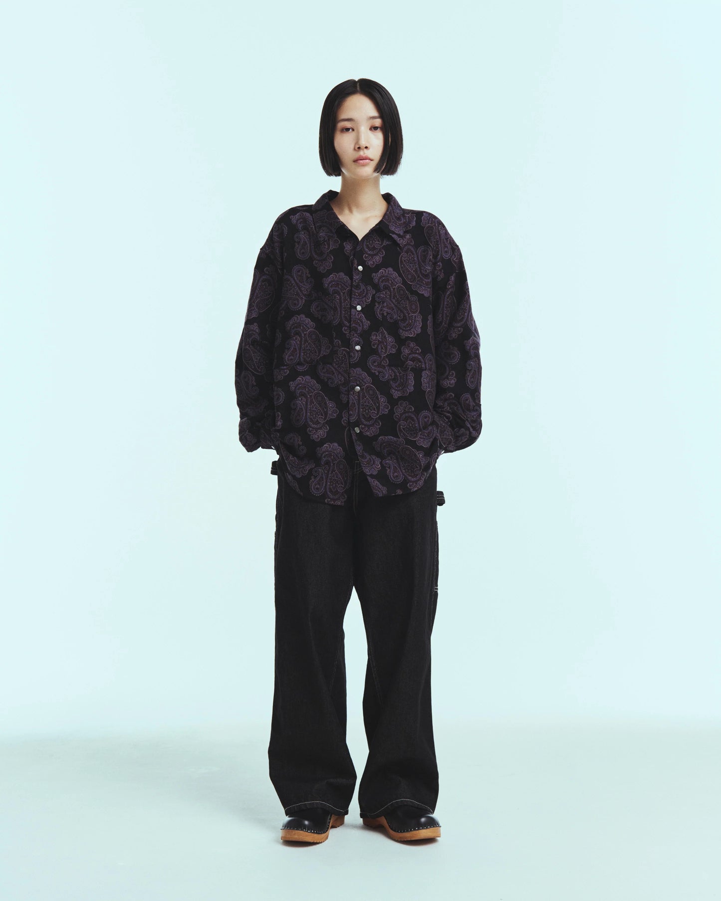 W-Strap Painter Pants - 11oz Denim OW - Black