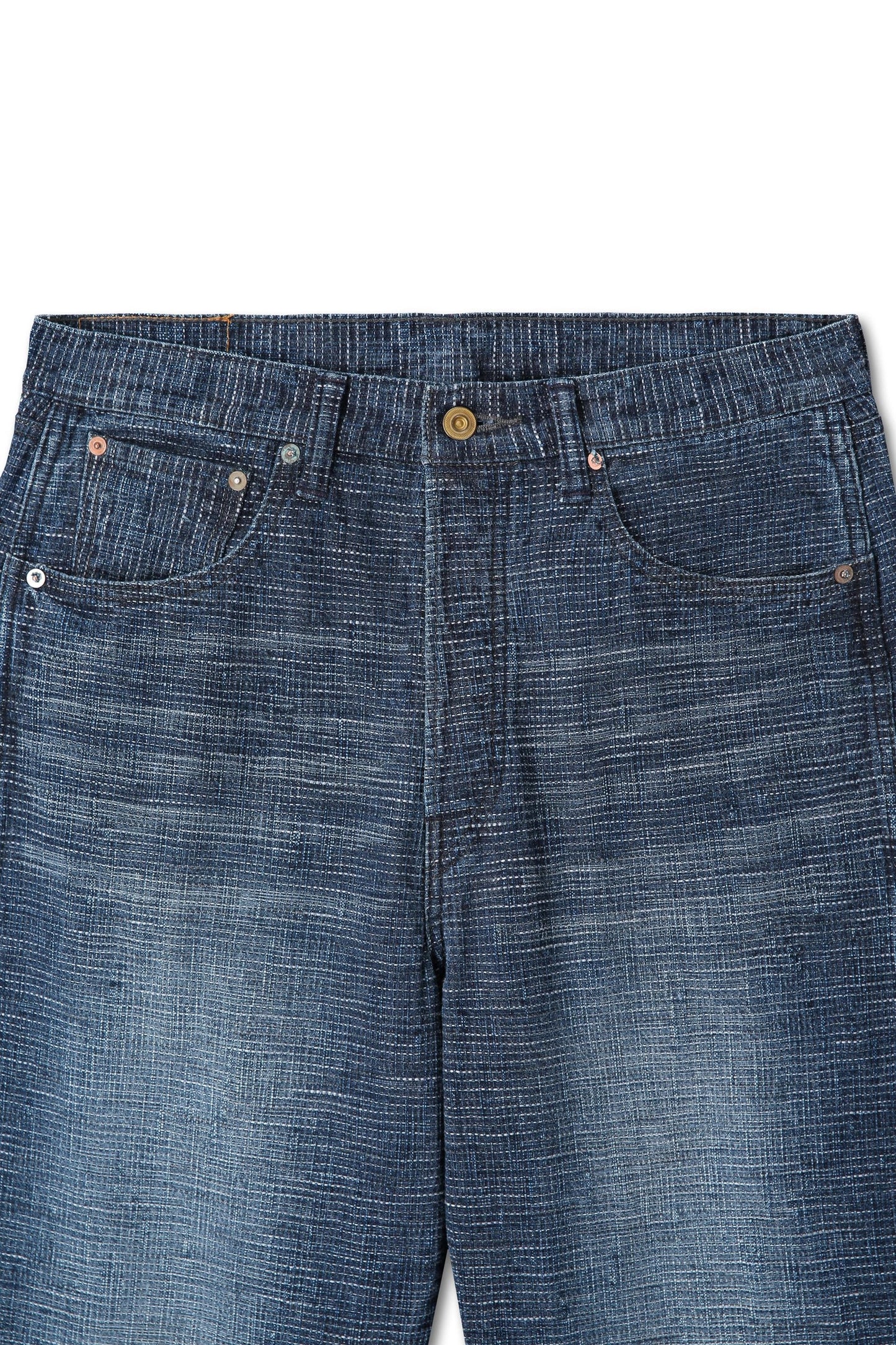 Shunko Kashiko Pants — Old Blue