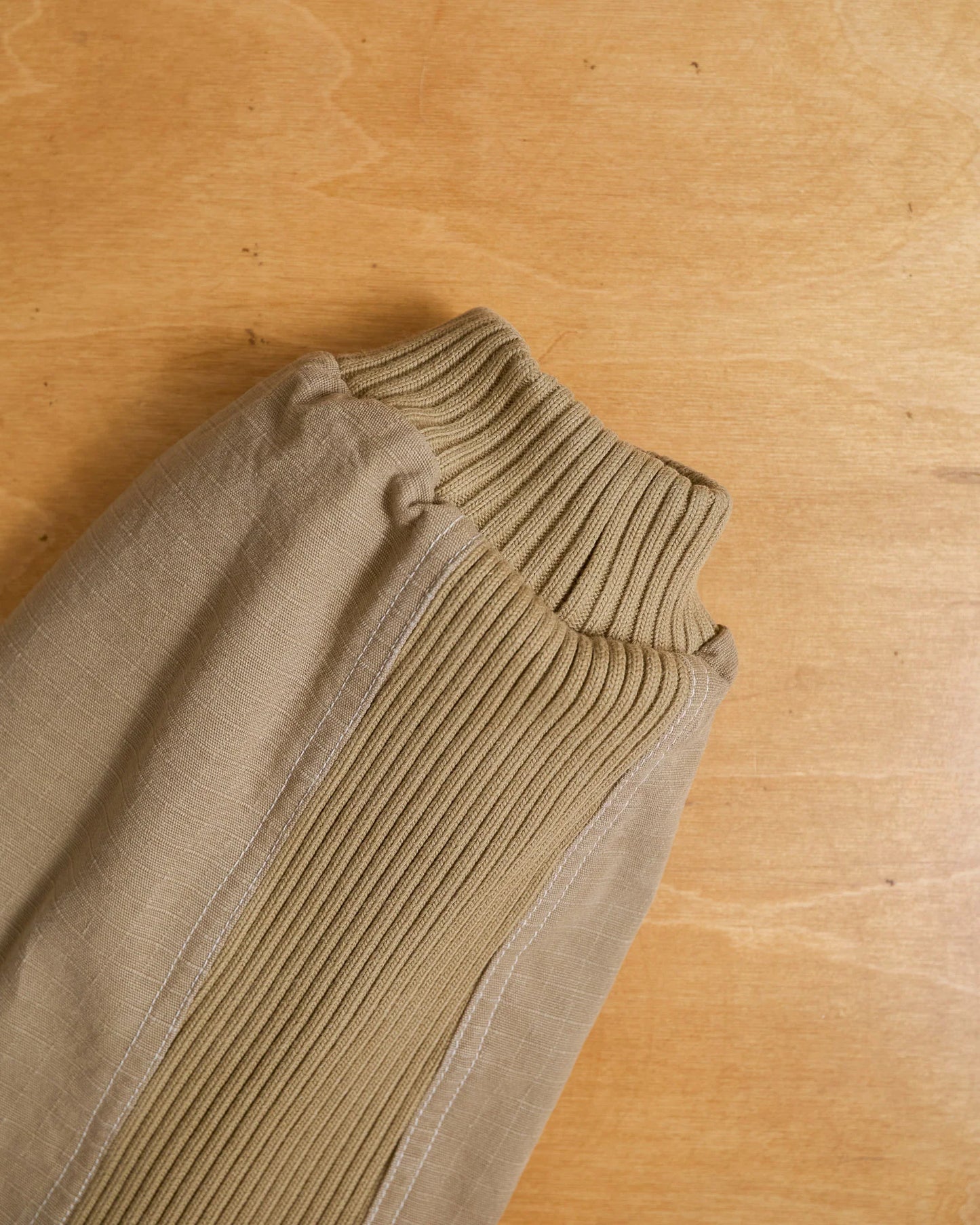Reversible Ripstop Bomber - Beige