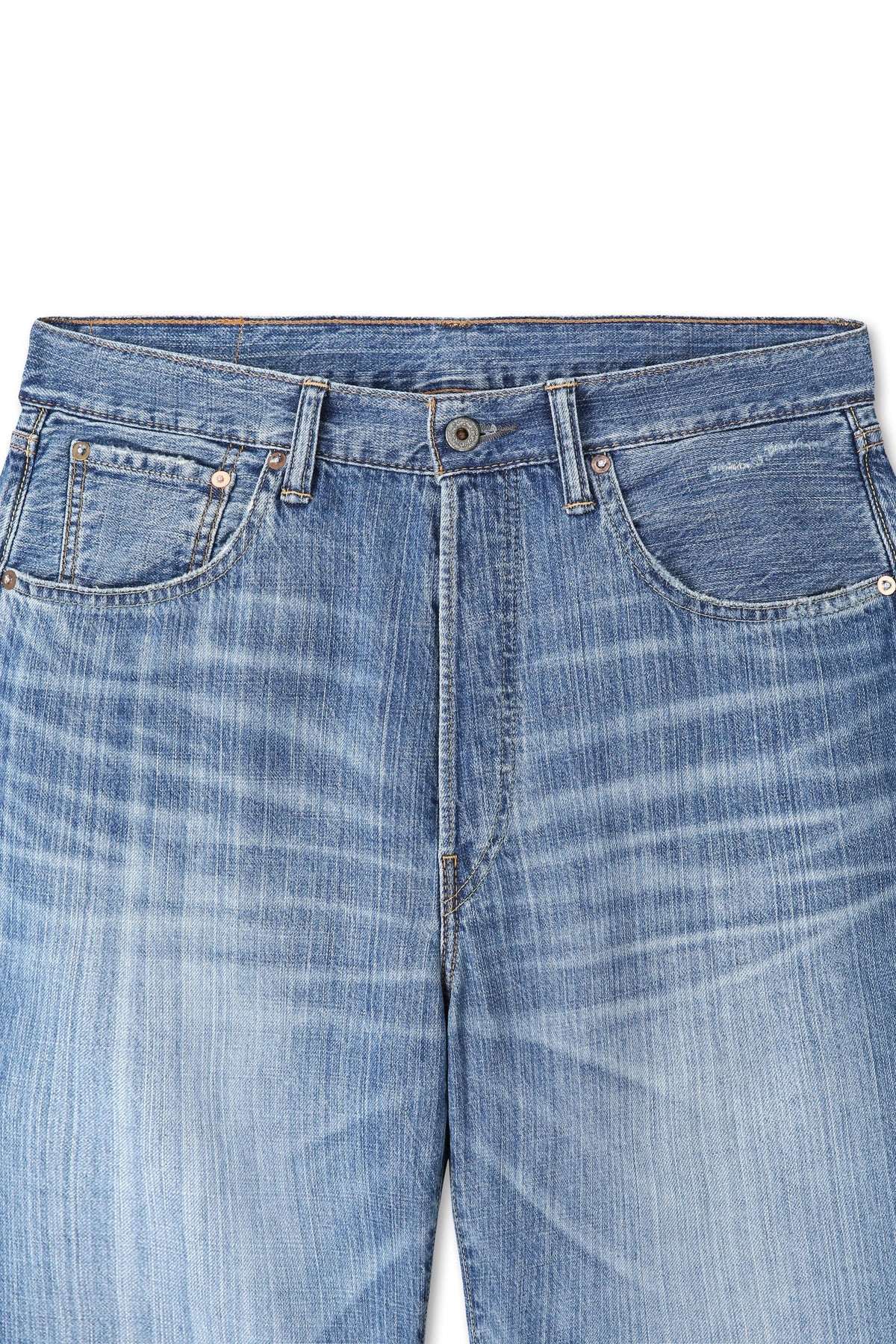 Kasezome Selvedge Denim Pants - Light Fade
