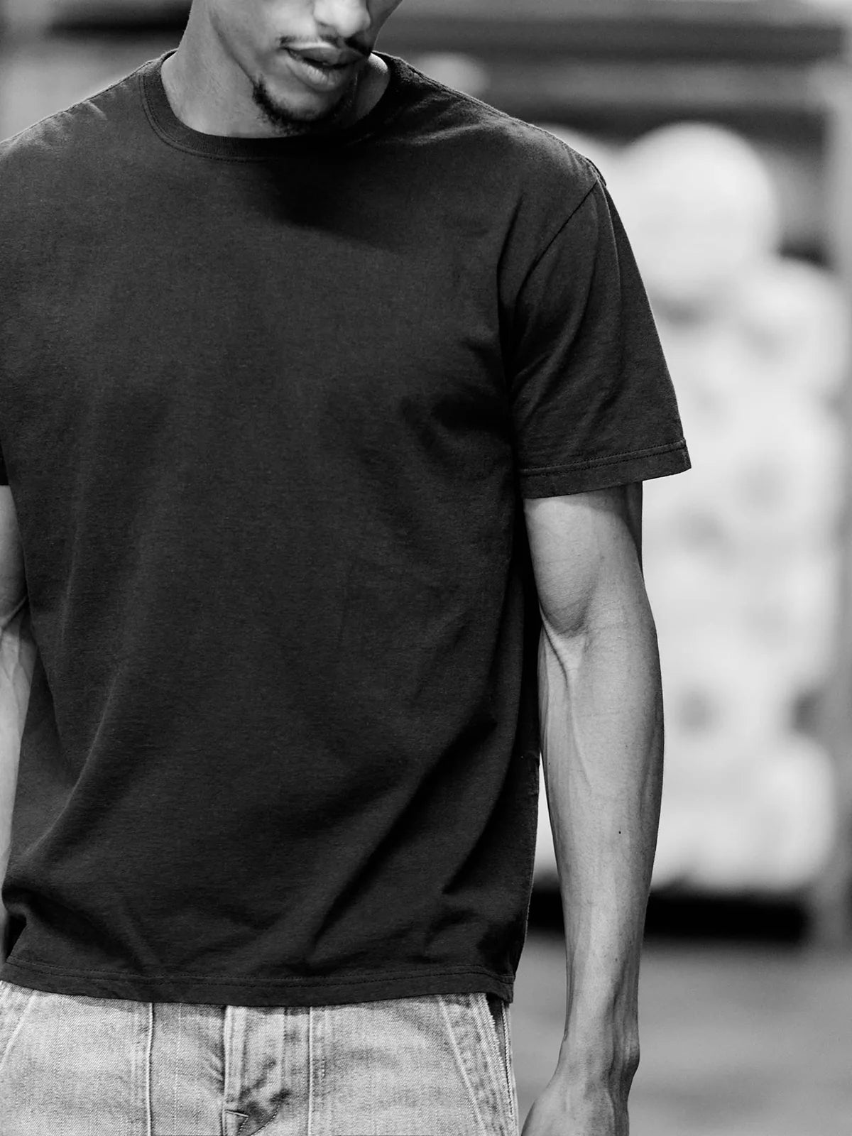 The Cotton Project Tee - Faded Black