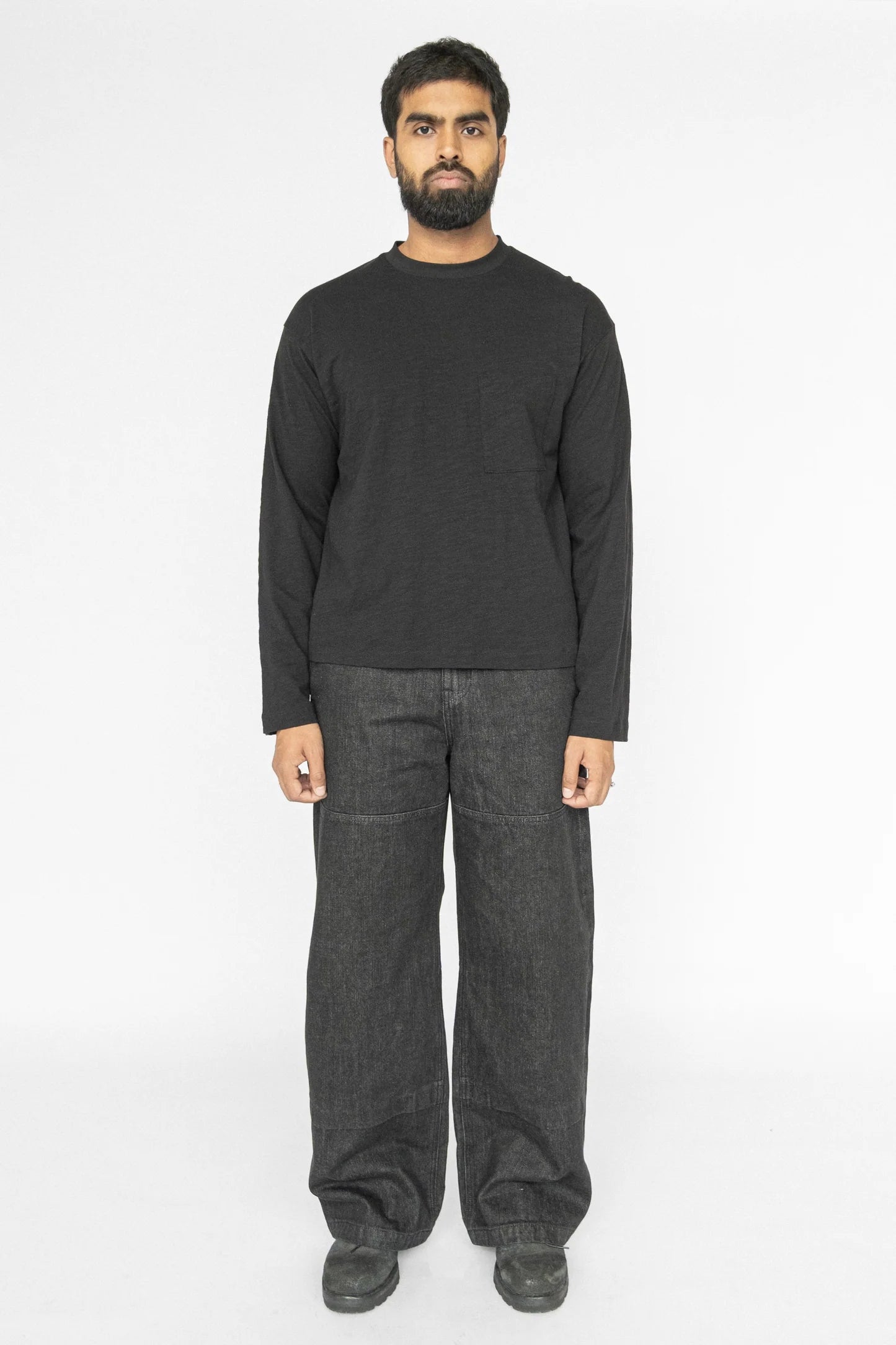 Slub Long Sleeve - Black