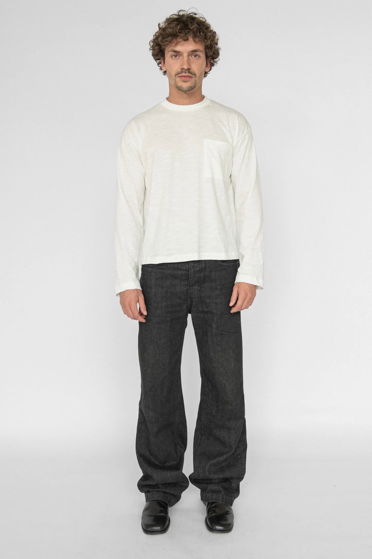 Slub Long Sleeve - White