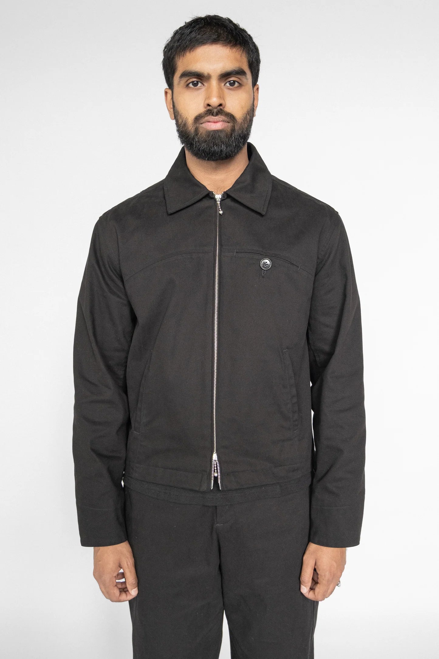 Stan Twill Jacket - Black