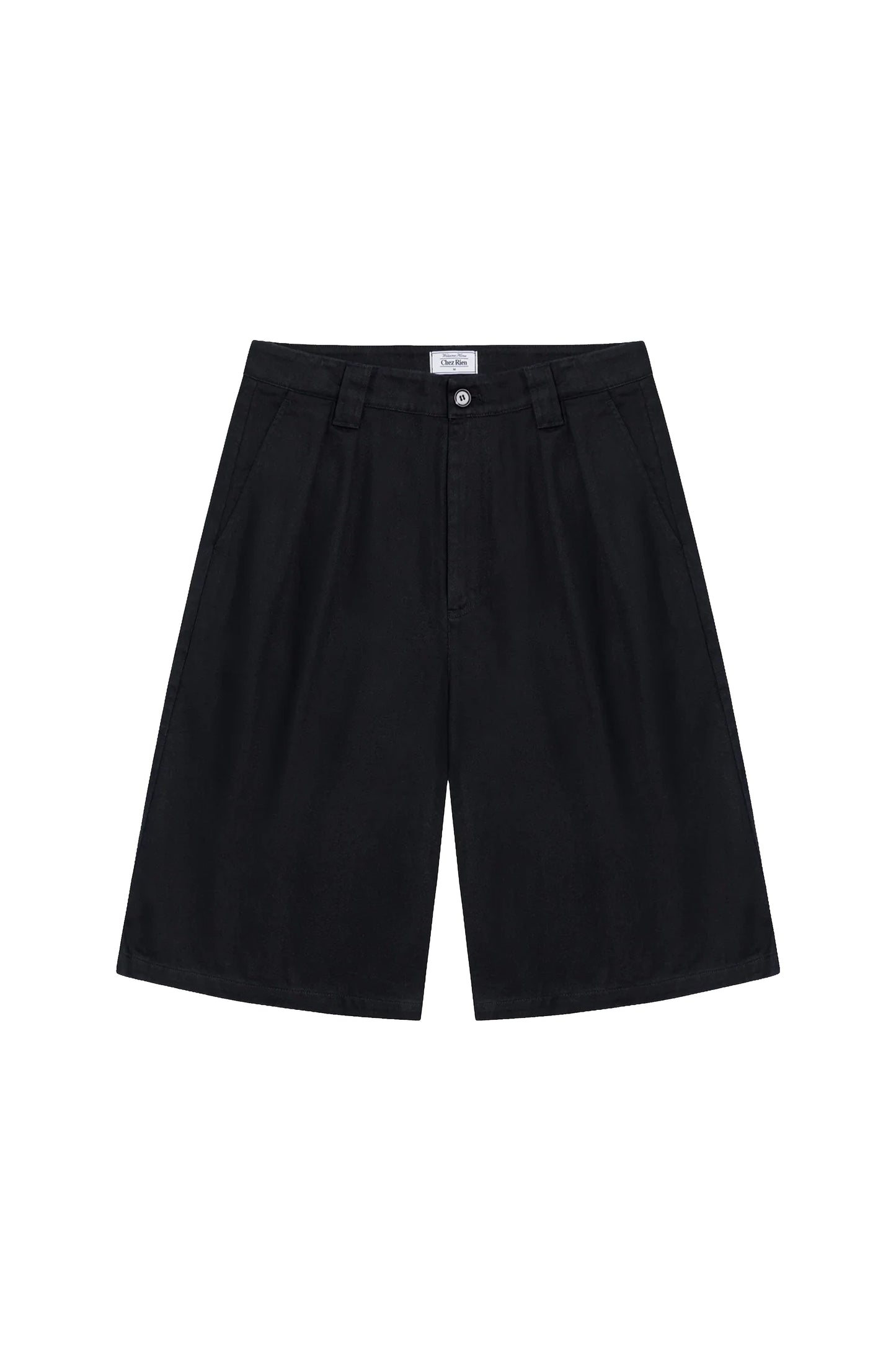 Giant Pleated Shorts - Black
