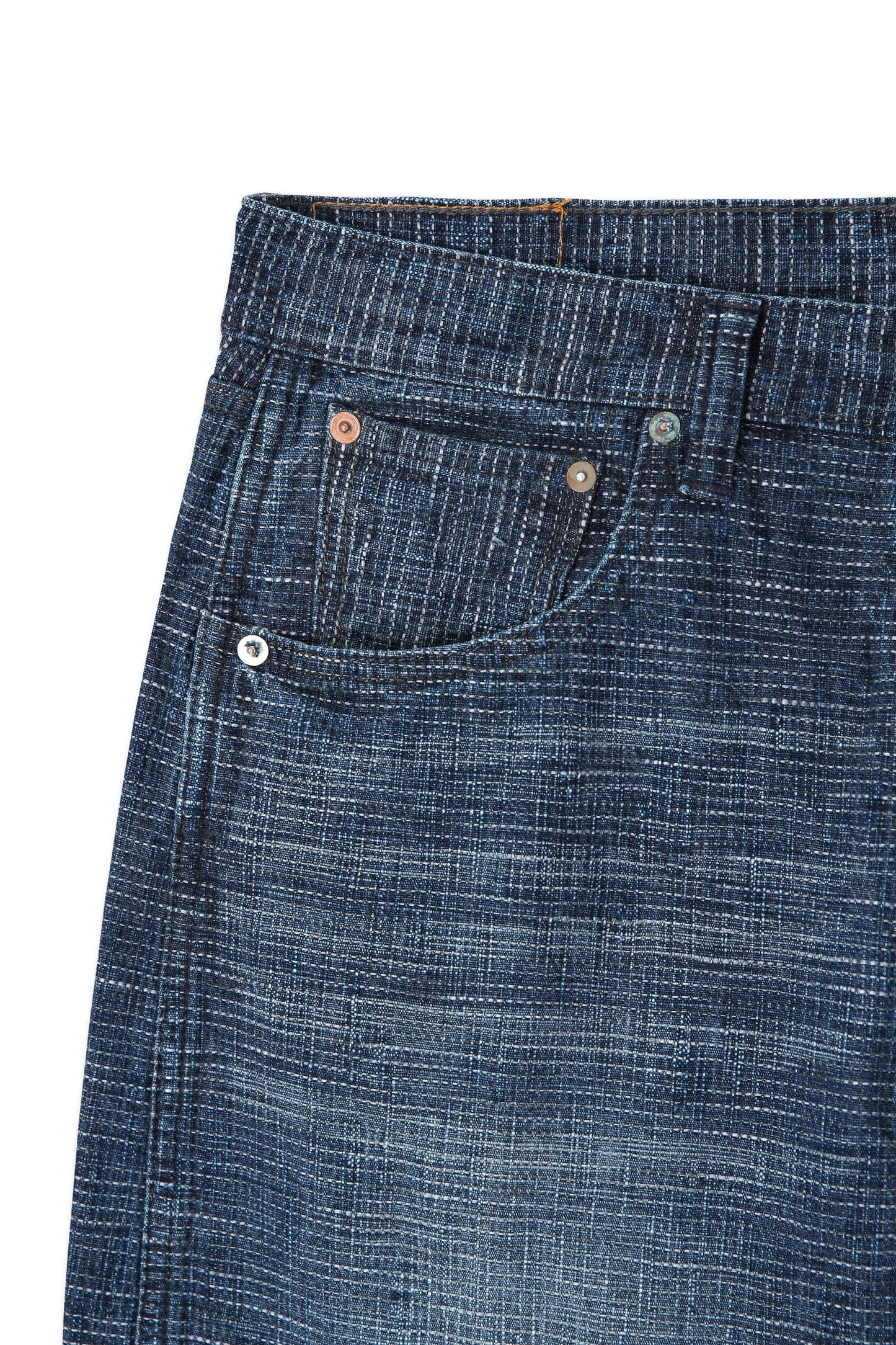 Shunko Kashiko Pants — Old Blue