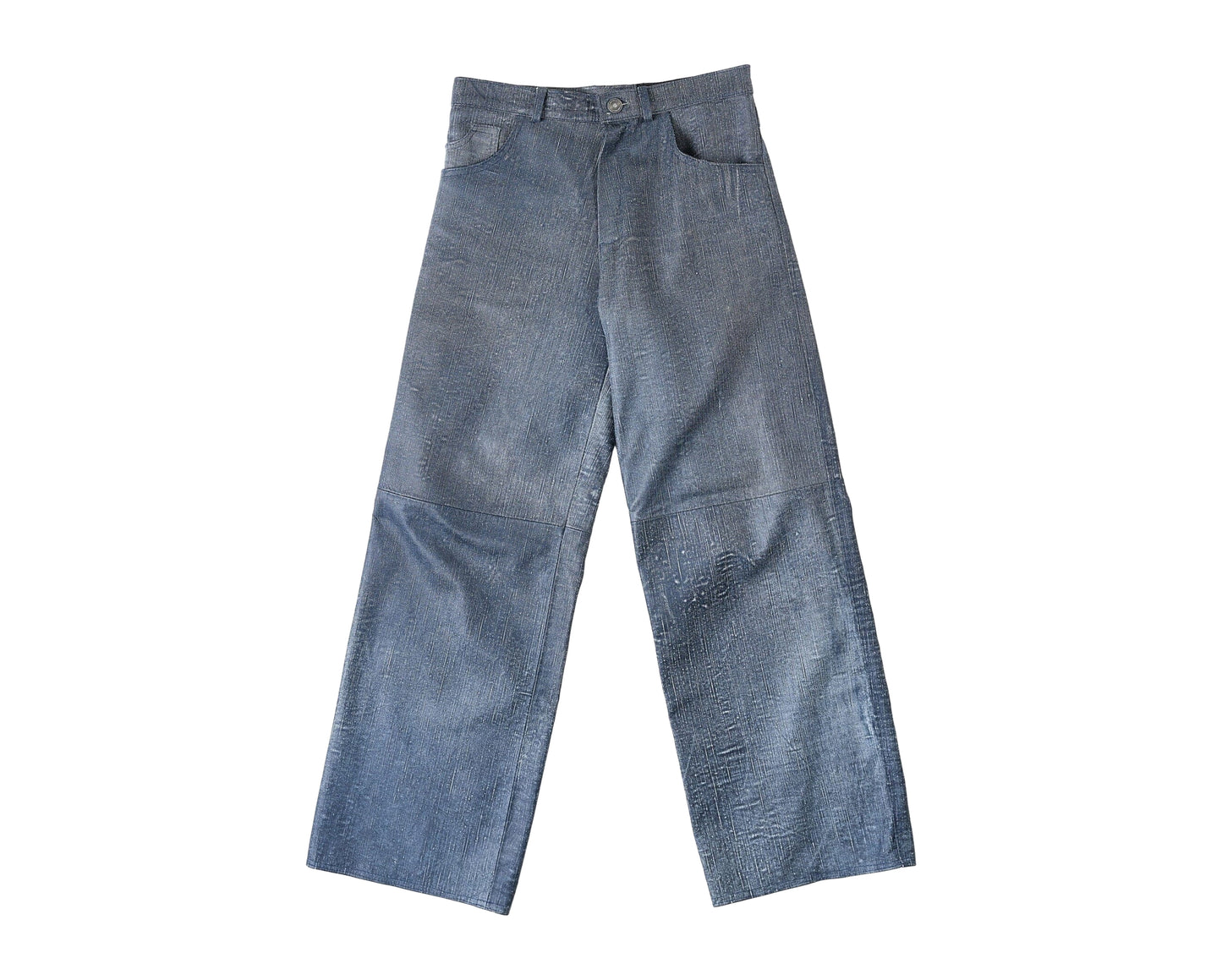 Rebel Blue Leather Denim