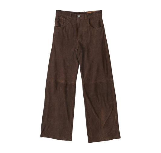 Redford Brown Suede Pants