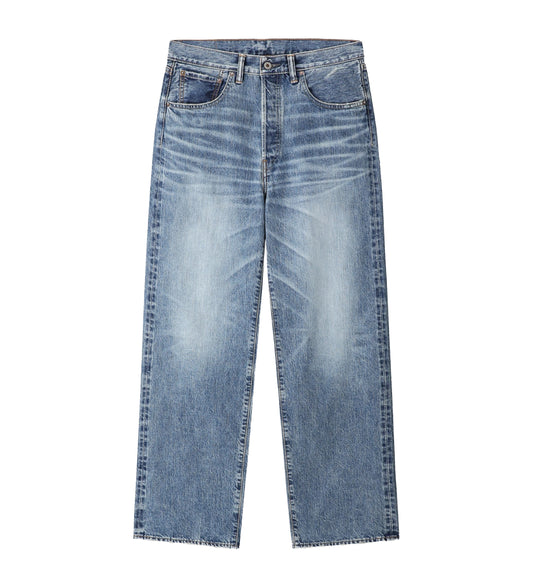 Zimbabwe Greencast Indigo Selvedge Denim Pants - Light Fade