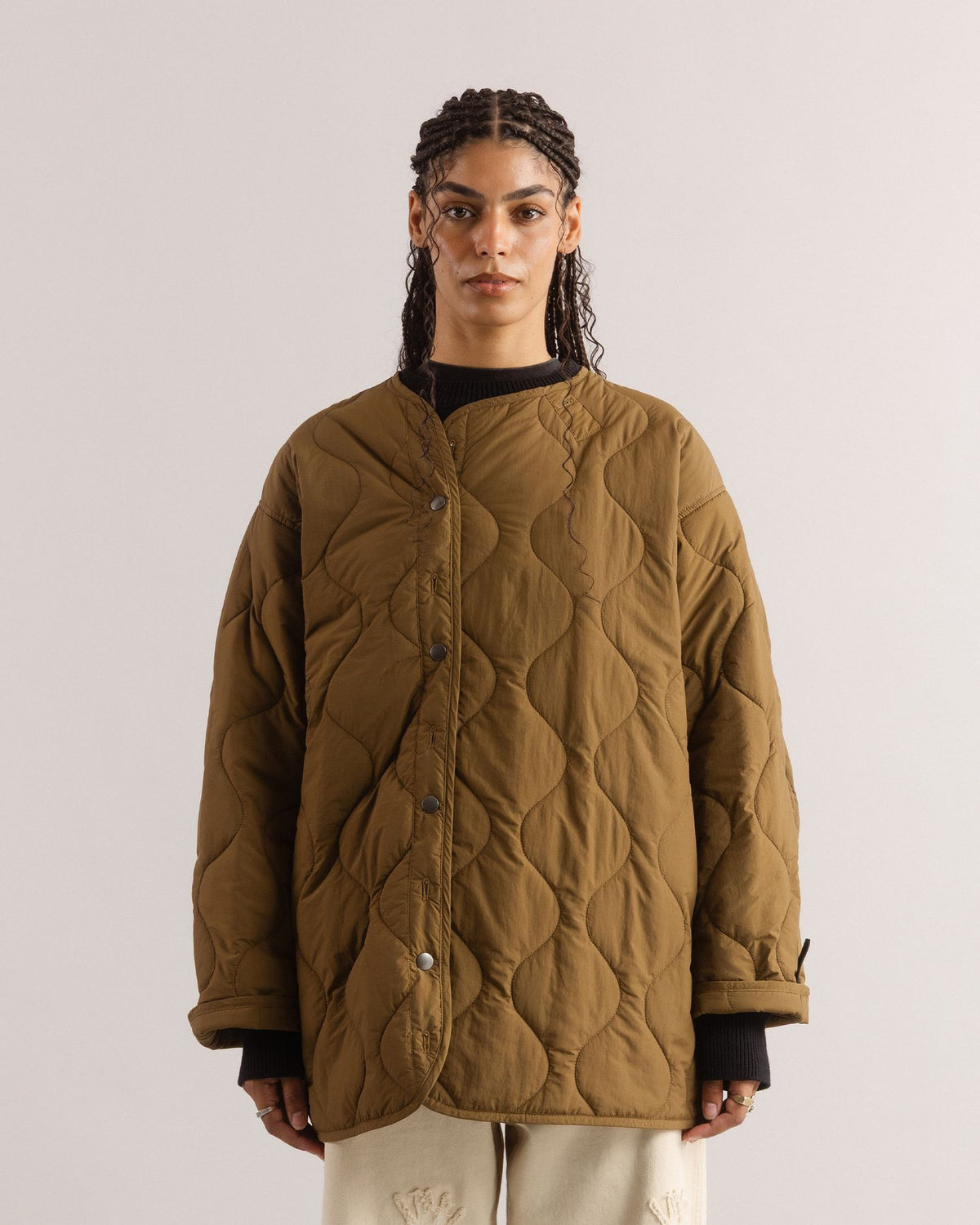 Weald Long Coat — Ash