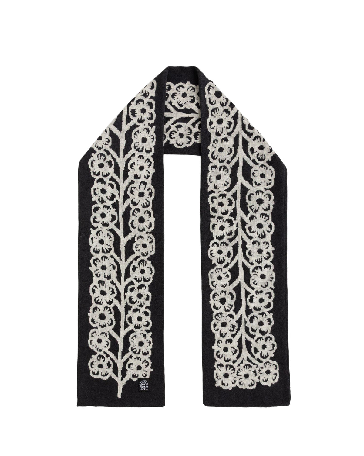 Verdure Scarf — Charcoal