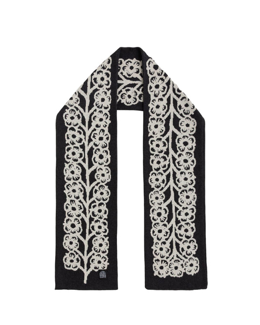 Verdure Scarf — Charcoal
