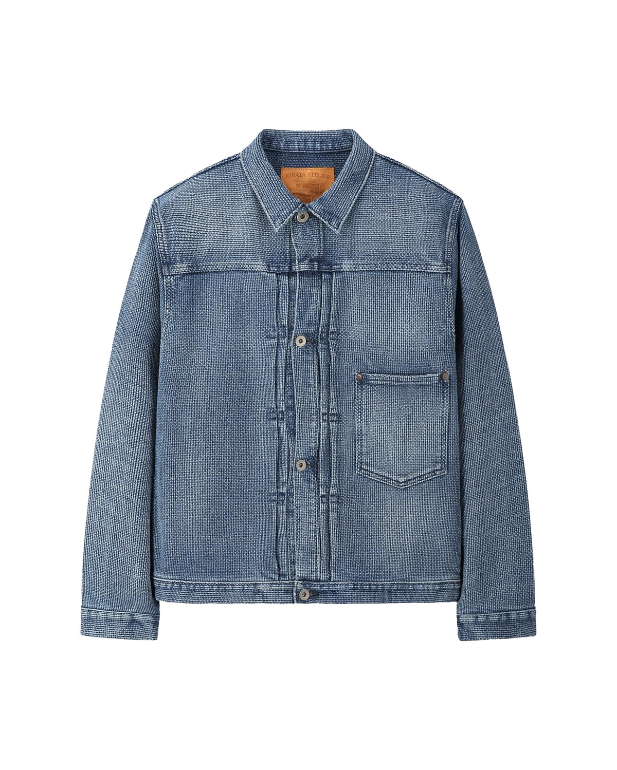 WWII Sashiko Jacket - Indigo Light Fade