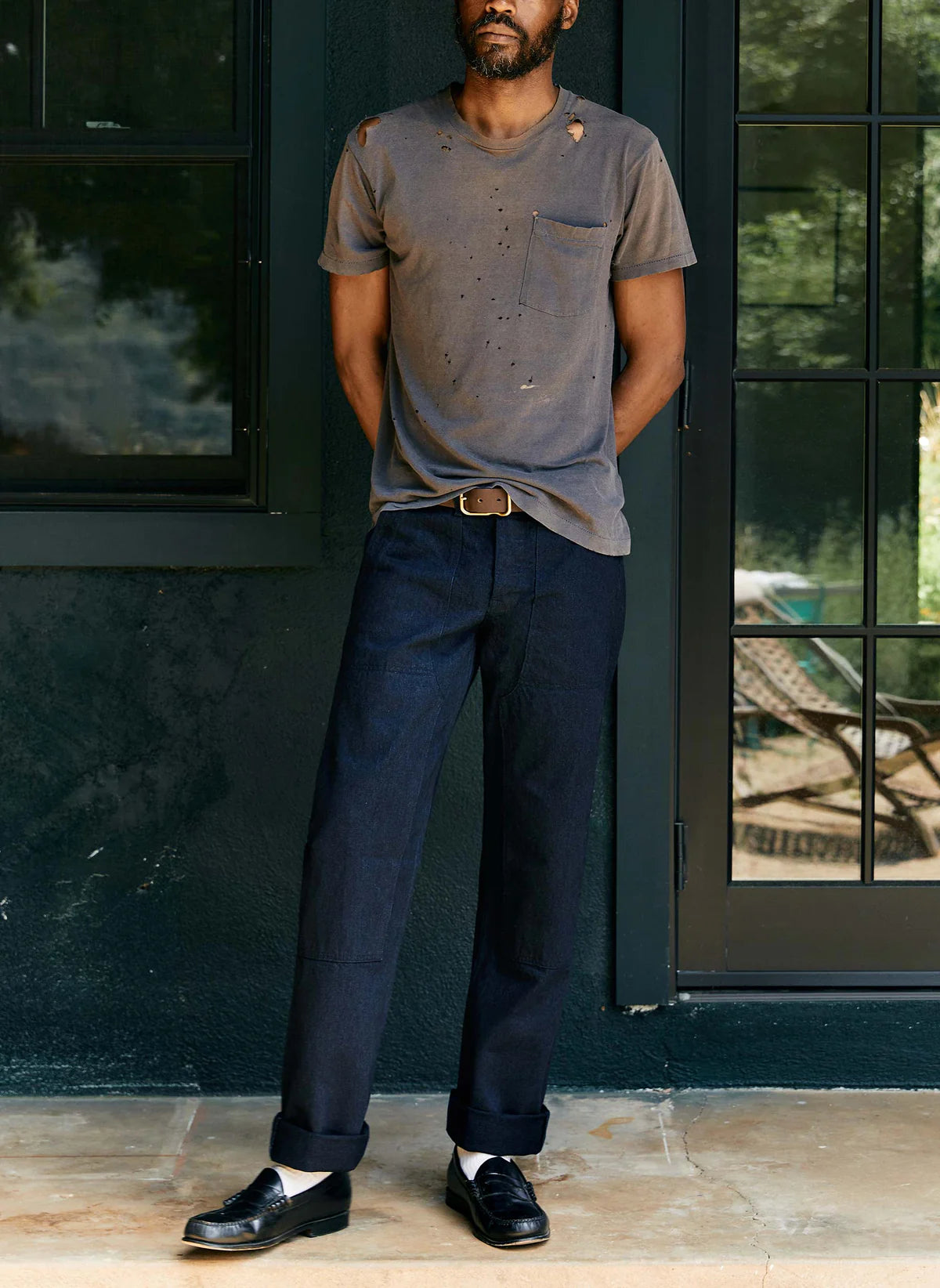 Hencye Workpant - Black Indigo