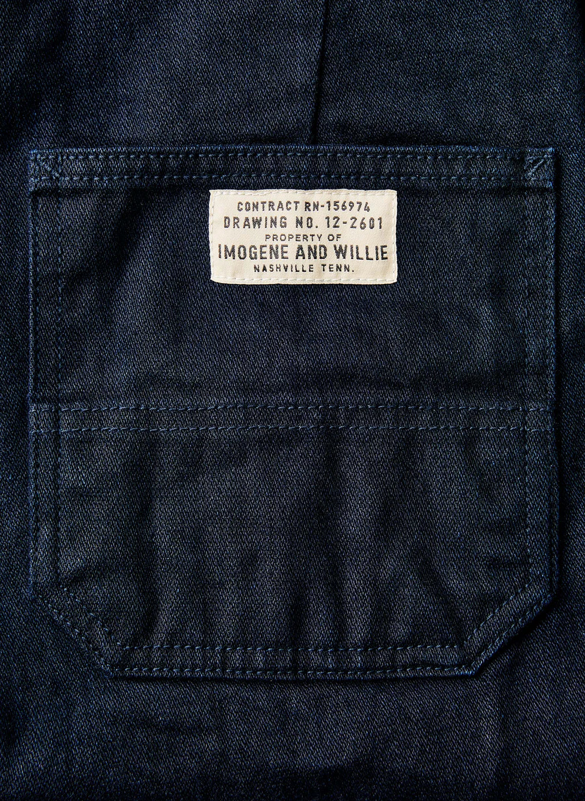 Hencye Workpant - Black Indigo